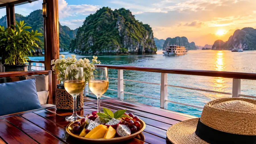 Halong-Bucht 3 Tage 2 Nächte Kreuzfahrt-Itinerar und Planung
