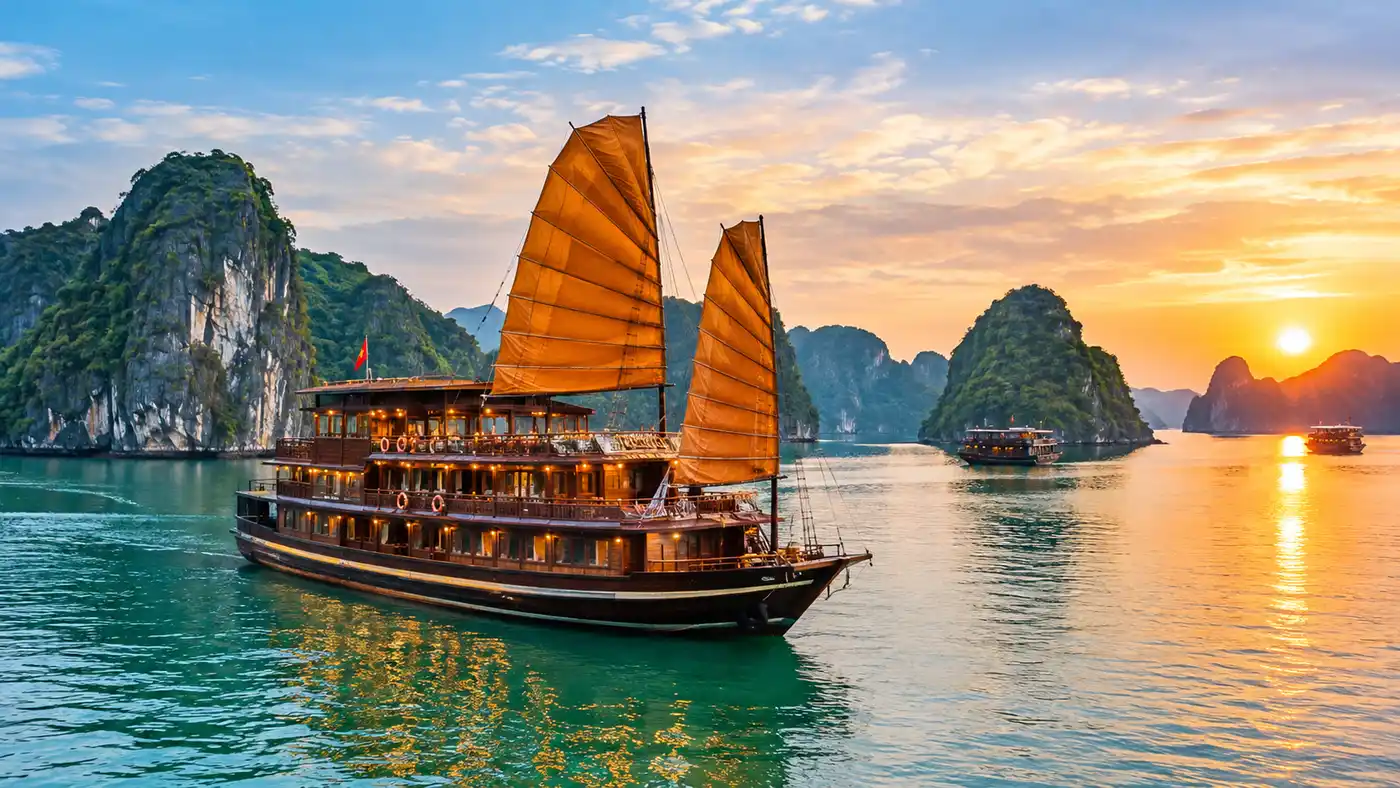 Guida alle crociere tradizionali con giunca a Halong Bay