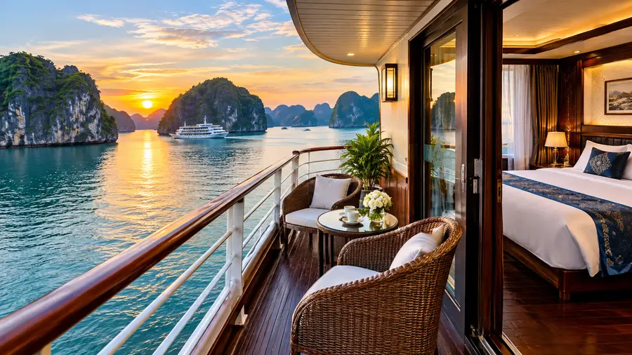 Halong Bay Luxury Cruises: 5-Sterne-Schiffe und Deluxe-Kabinen